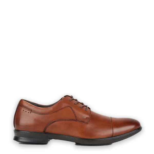 Hush Puppies Men's Cain Dress Shoe Tan Burnish