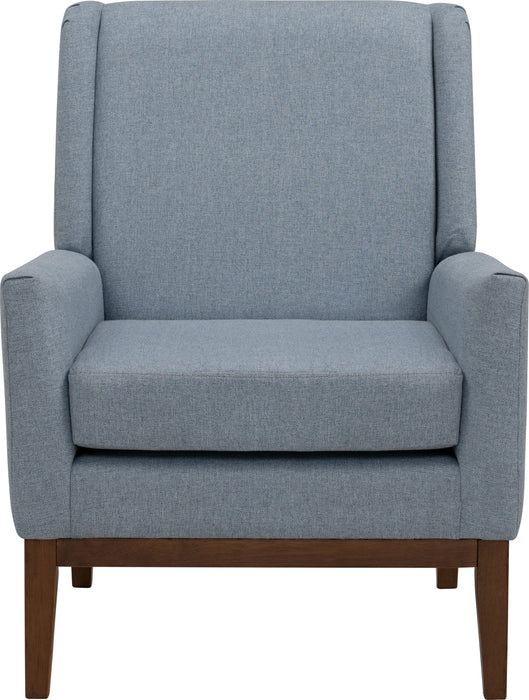 PRESSO LOUNGE CHAIR COCOA/ LIGHT BLUE