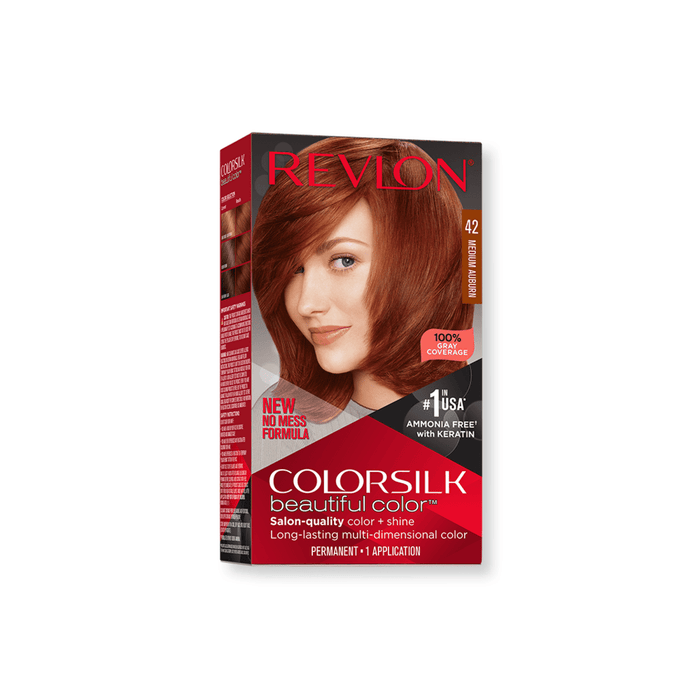 REVLON COLOURSILK COLOR 42 MEDIUM AUBURN