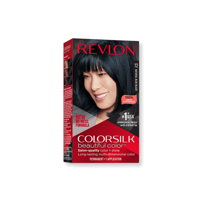 REVLON COLOURSILK COLOR 12 NATURAL BLUE BLACK