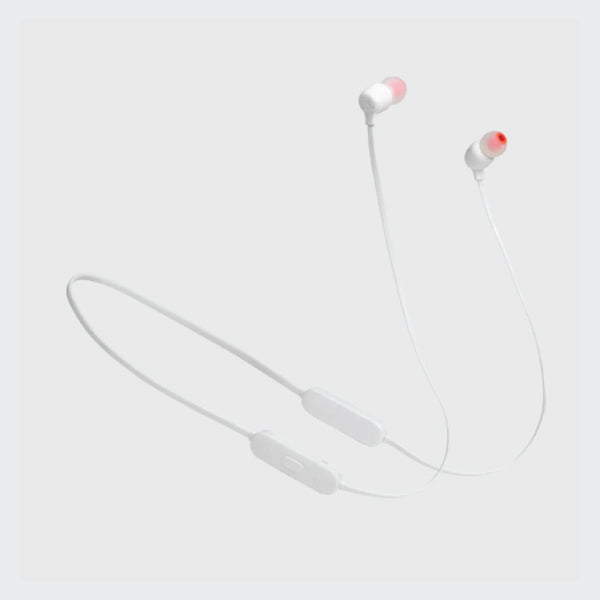 JBL T125BT Wireless On-Ear Headphones, White (JBLT125BTWHTAS)