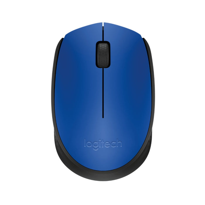 Logitech M171 Wireless Mouse, Blue (MC6302)