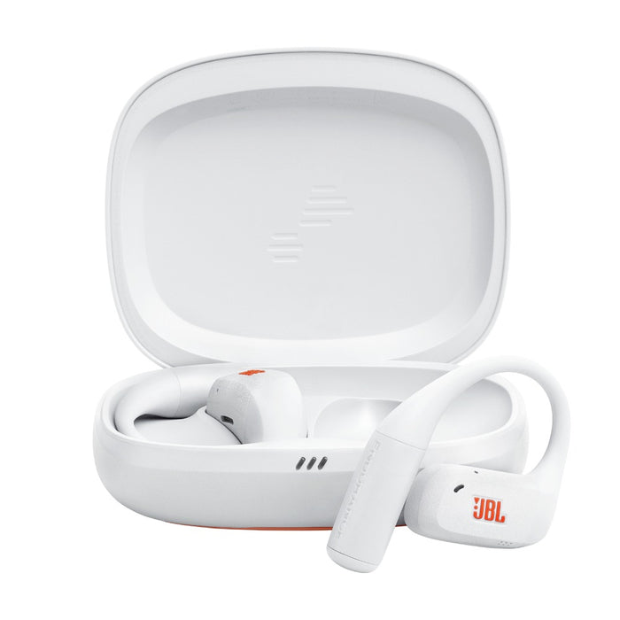 JBL Endurance Zone True Wireless Open-Ear Headphones, Grey (JBLENDUZONEWHT)