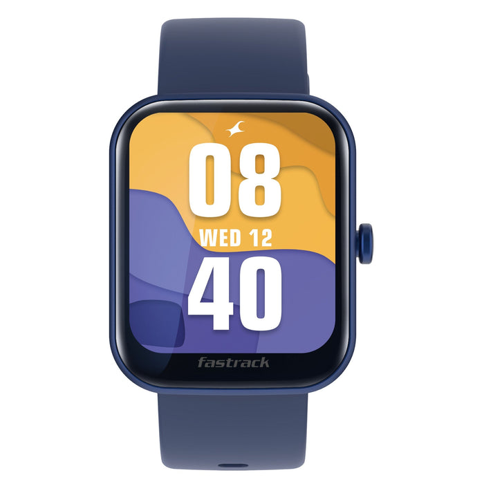 Fastrack Reflex Hello with Silicone Blue Strap Smart Watch