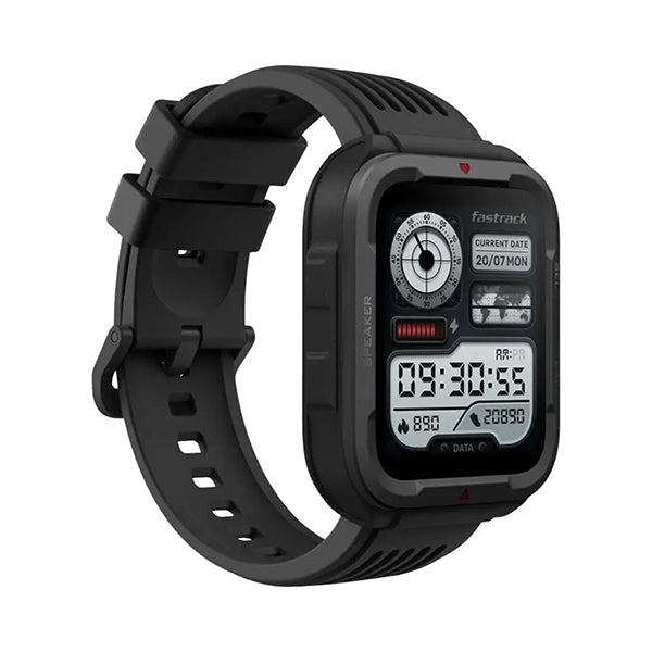 Fastrack Active Black Strap Unisex Smartwatch
