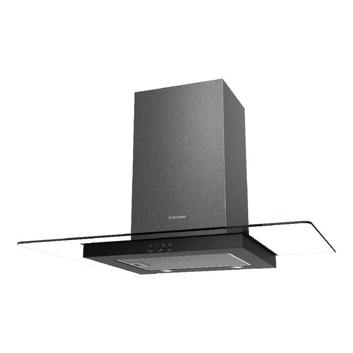 Westinghouse 90cm Canopy rangehood, dark stainless steel