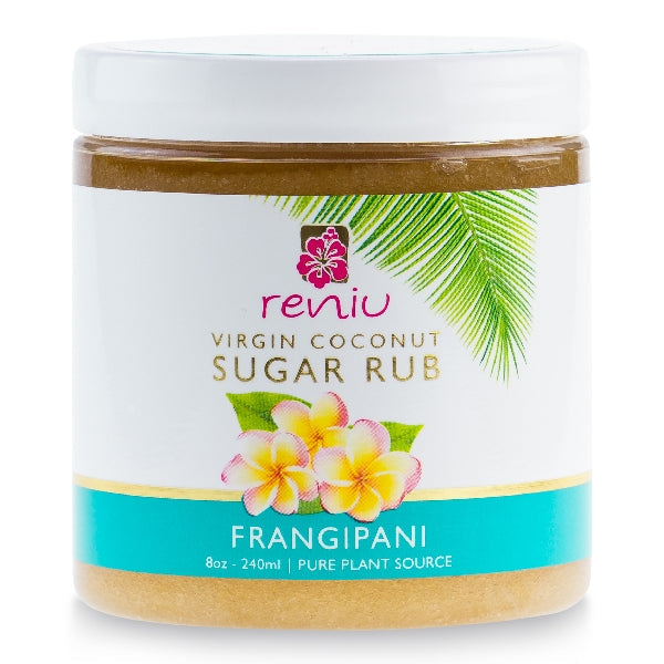 Reniu  Sugar Rub 80Z Frangipani